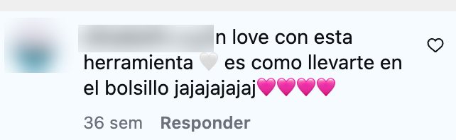 Comentario: in love con esta herramienta, es como llevarte el laboratorio en el bolsillo