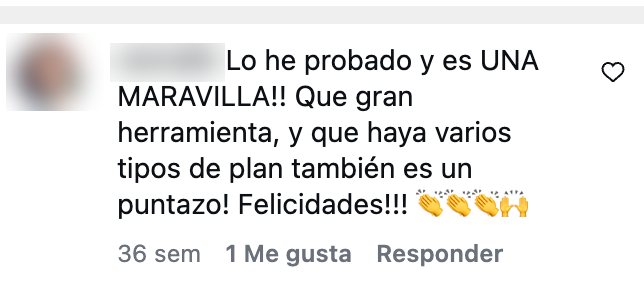 Comentario: lo he probado y es una maravilla, qué gran herramienta